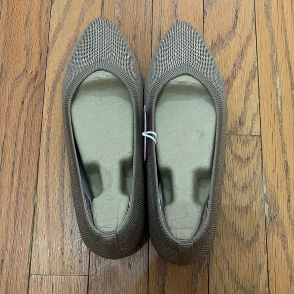 Women’s Skechers Cleo’s Memory Foam Brown Glittery Flats Size 6 NWT, No Box - Picture 5 of 8